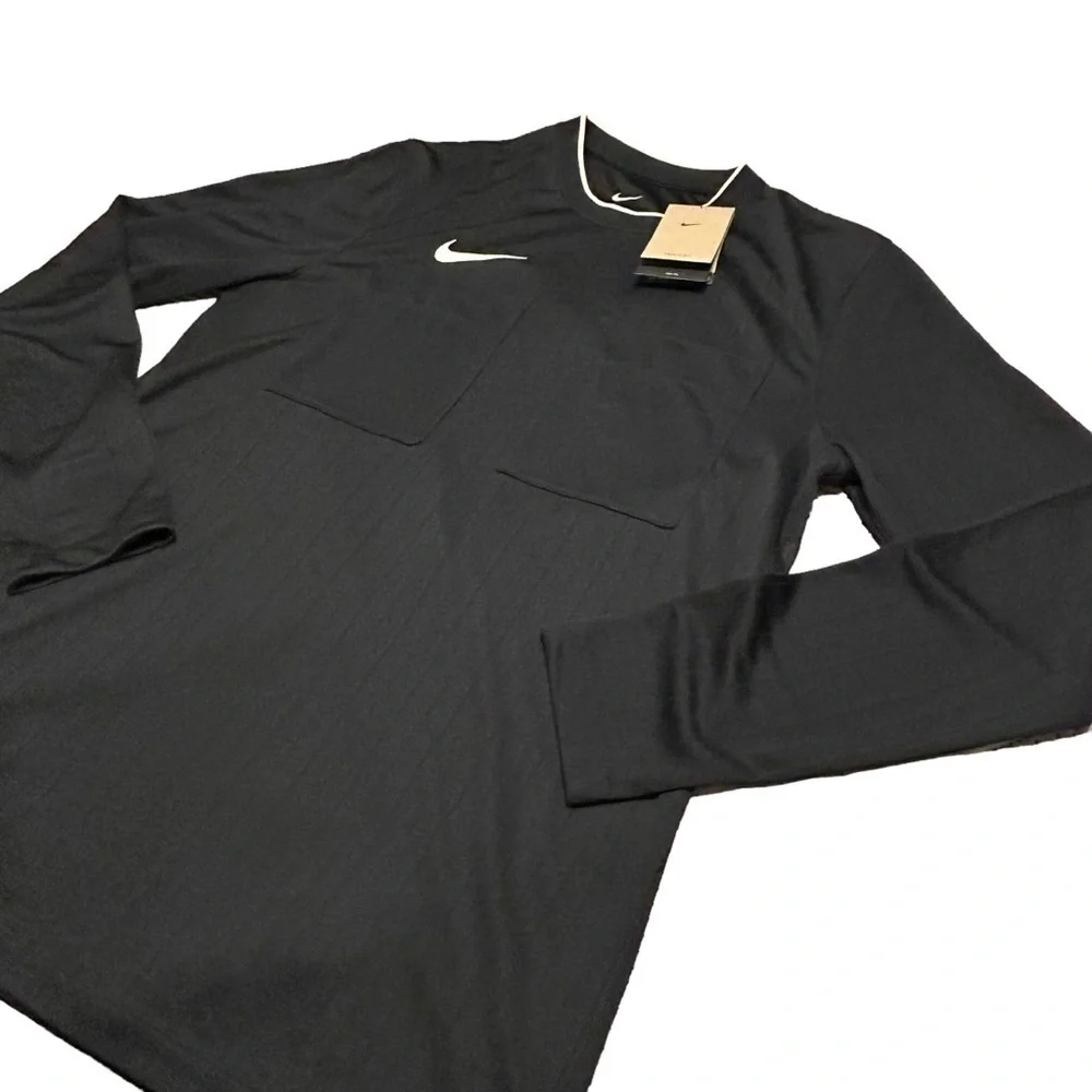 Nike Dri-FIT Referee Jersey Longsleeve Men’s Large Black/White NWT